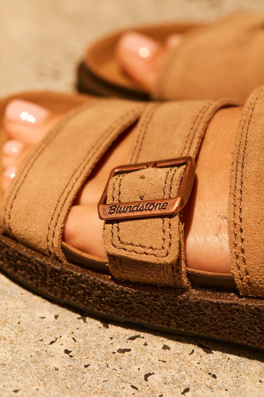 Sand Slip-on Sandals, Women's Aerocork 2699 - Blundstone