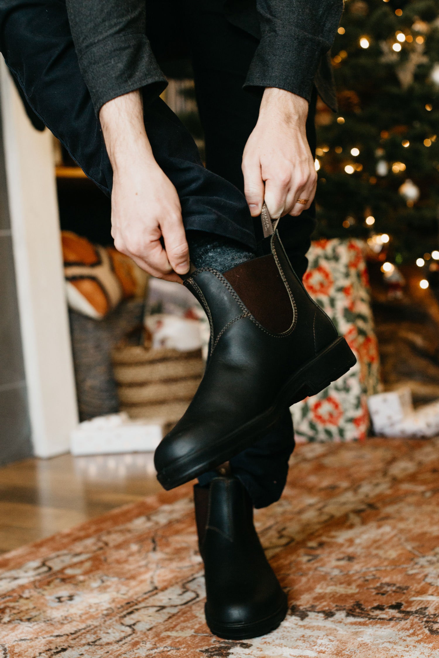 Blundstone 500 ブラウン #5 Men's 500 Boot in Dark Brown | Shop Sid Mashburn