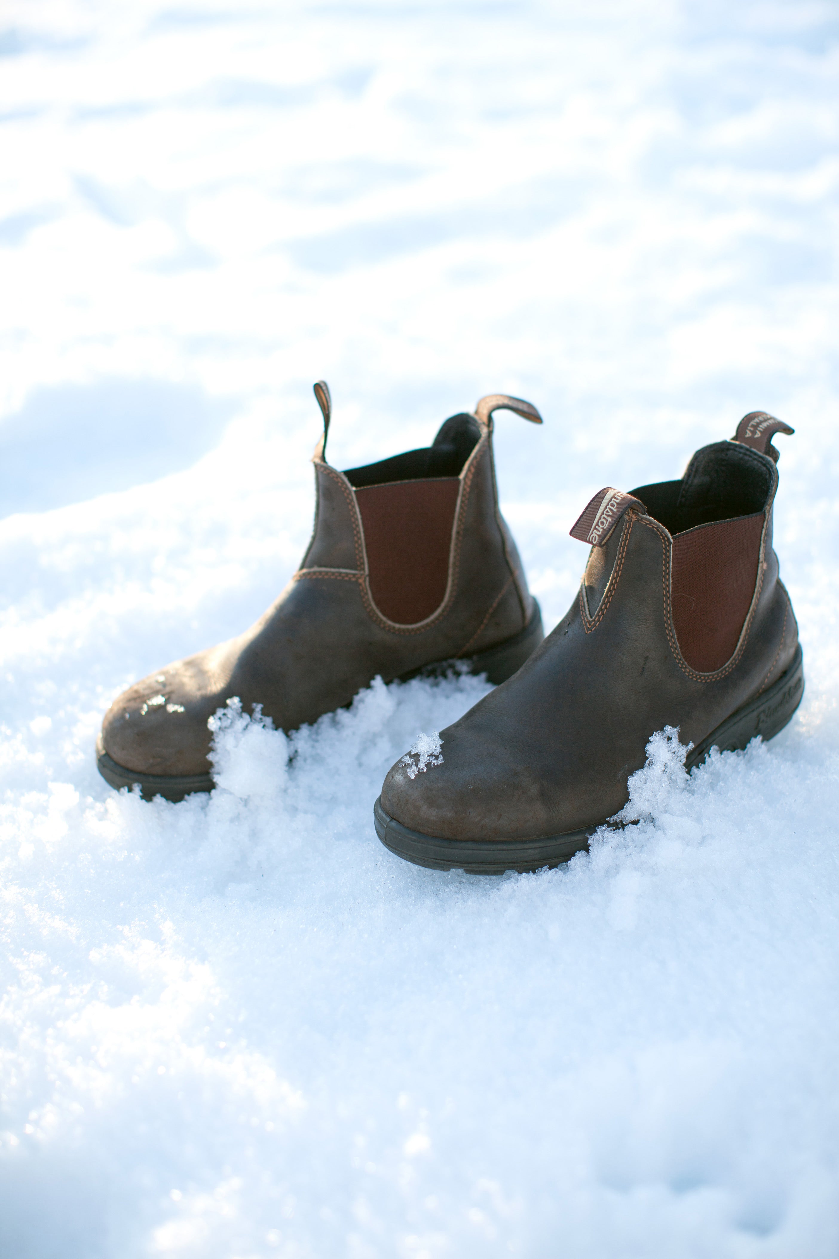 Stout Brown Premium Leather Chelsea Boots, Men's Originals 500
