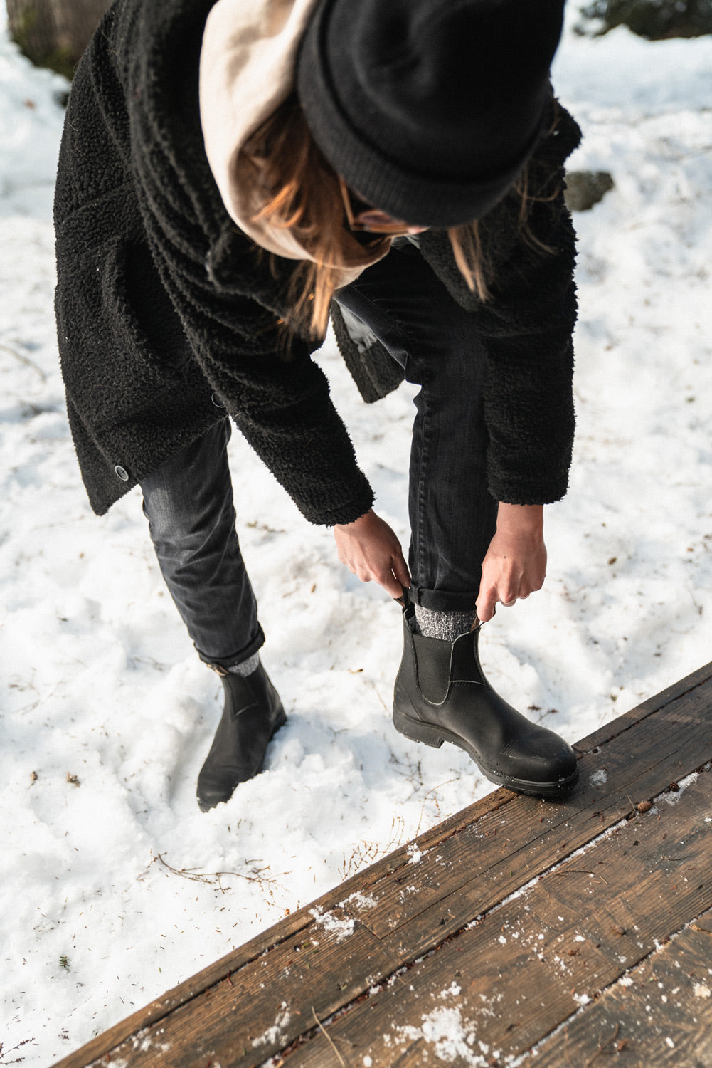 靴 Blundstone BS510 Blundstone 510 Men's ORIGINALS Chelsea Boots Black - Family