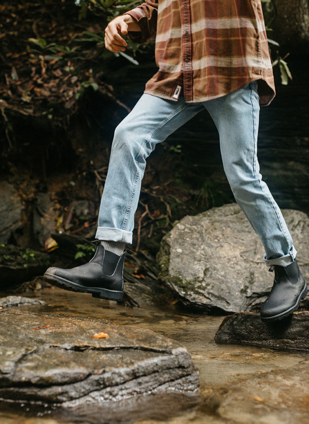 o*！様 Blundstone 510 ELASTIC SIDED BOOT Black Premium Leather Chelsea Boots, Women's Originals 510