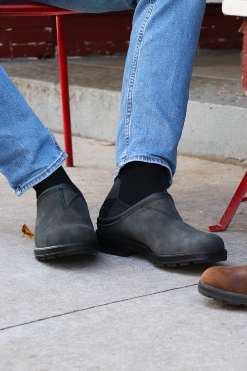 Lifestyle 2 image of Blundstone Black Merino Wool Blend Socks in Black