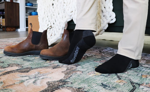 Lifestyle 3 image of Blundstone Black Merino Wool Blend Socks in Black