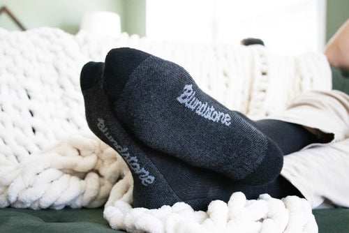 Lifestyle 5 image of Blundstone Black Merino Wool Blend Socks in Black