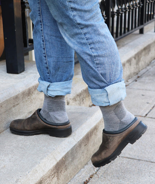 Lifestyle 3 image of Blundstone Forge Grey Merino Wool Blend Socks in Forge Grey