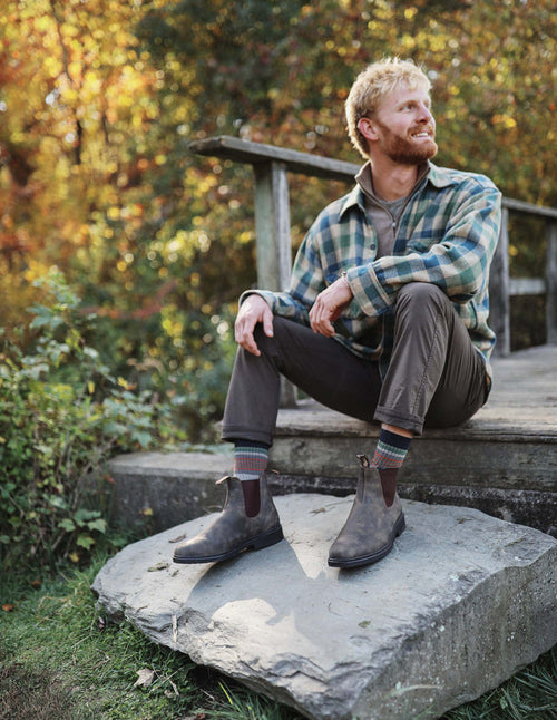 Lifestyle Men 7 image of Blundstone Men's Dress #1306 in Rustic Brown