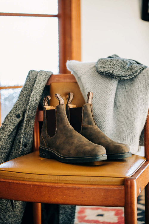 Lifestyle Women 3 image of Blundstone Women's Dress #1306 in Rustic Brown