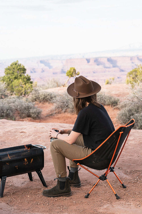 Lifestyle Women 1 image of Blundstone Women's Dress #1308 in Rustic Black