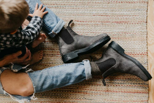 Lifestyle Women 8 image of Blundstone Women's Dress #1308 in Rustic Black