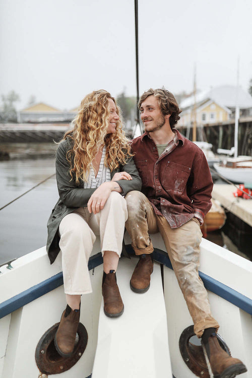 Lifestyle Men 3 image of Blundstone Men's Thermal #1477 in Antique Brown