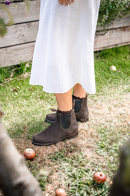 Lifestyle Women 2 image of Blundstone Women's Heritage #159 in Chocolate