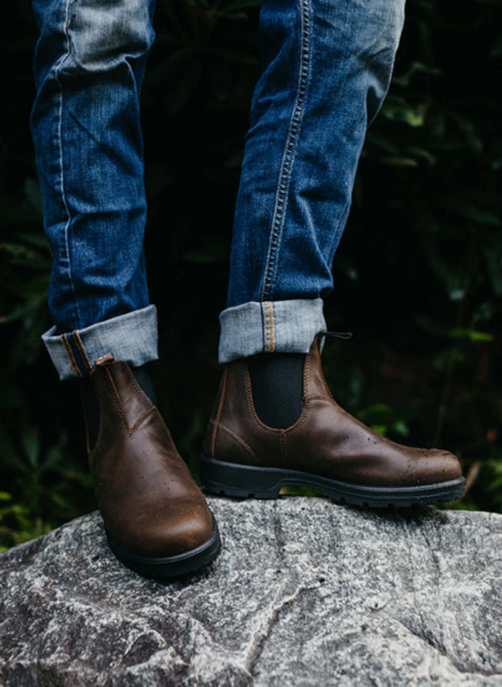Botas Blundstone 1609 Antique Brown en uso