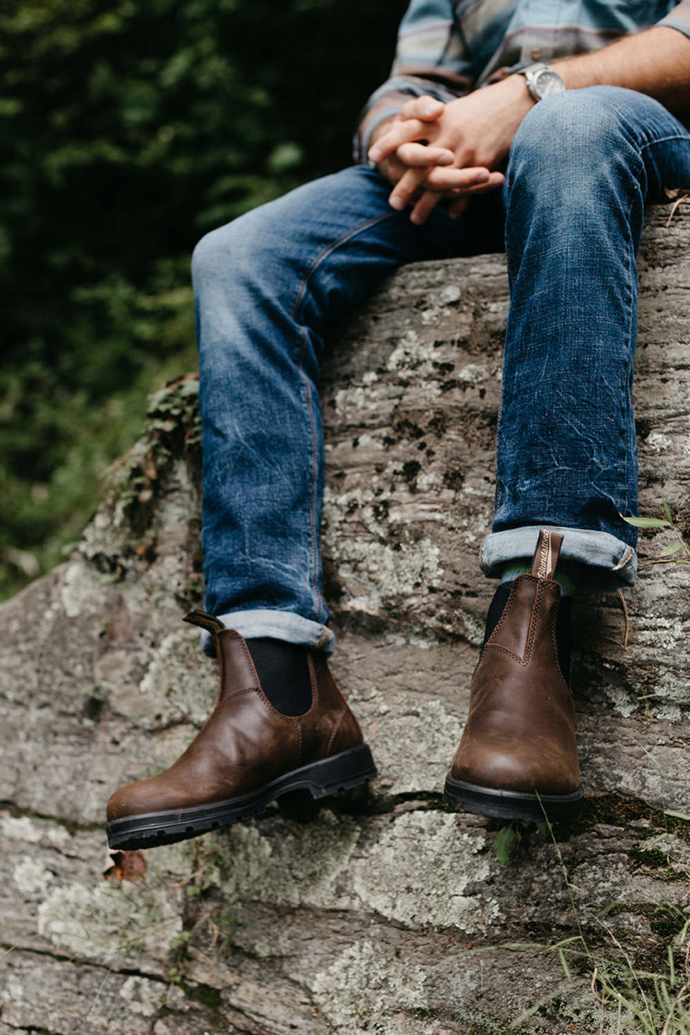 Botas Blundstone 1609 Antique Brown en uso