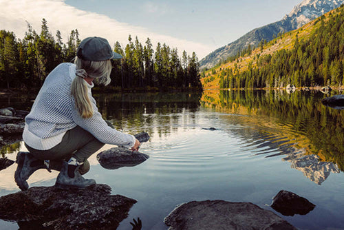 Lifestyle Women 3 image of Blundstone Women's Originals #1630 in Rustic Black