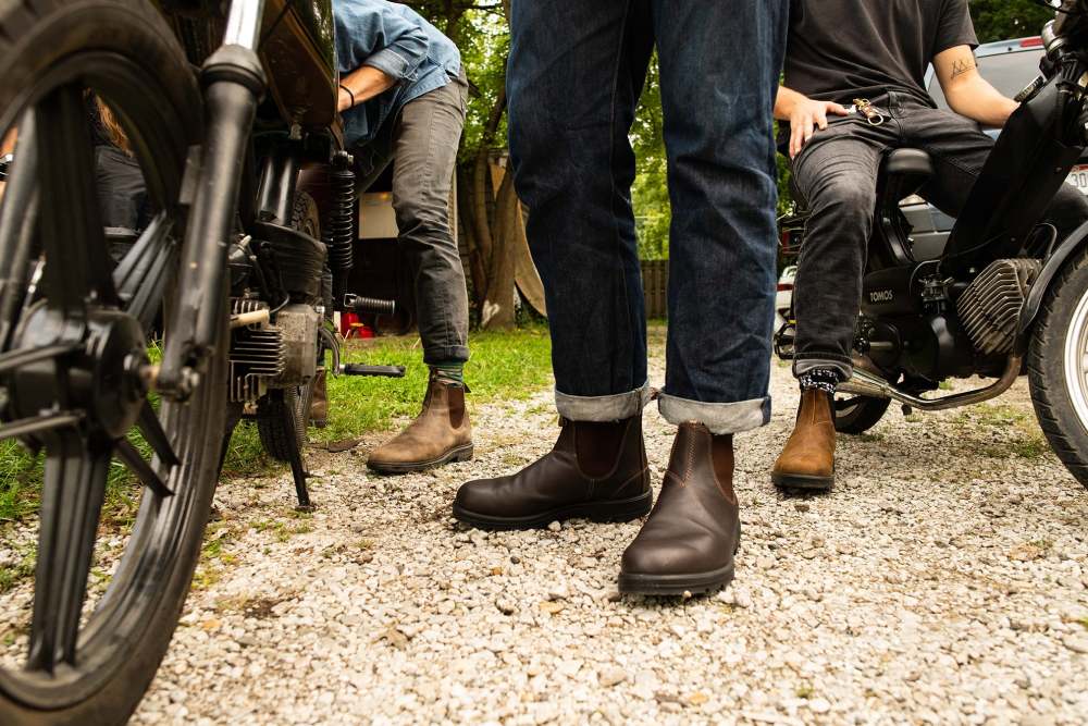 Walnut Brown Premium Leather Chelsea Boots, Men's Classics 550