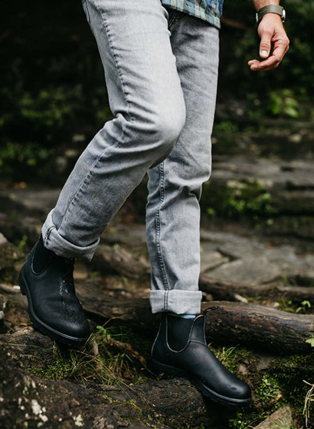Black Premium Leather Chelsea Boots, Men's Classics 558 - Blundstone