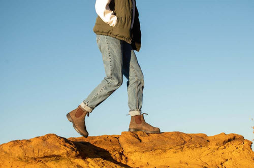 Lifestyle Men 1 image of Blundstone Men's Classics #585 in Rustic Brown