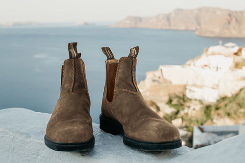 Lifestyle Women 10 image of Blundstone Women's Dress #1306 in Rustic Brown
