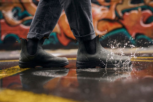 Lifestyle Men 6 image of Blundstone Men's All-Terrain #2055 in Rustic Black