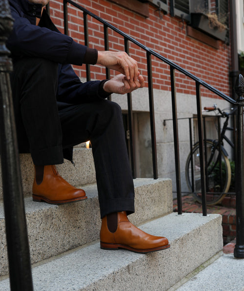 Lifestyle Men 3 image of Blundstone Men's Heritage #158 in Chestnut