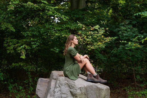 Lifestyle Women 9 image of Blundstone Women's Dress #1306 in Rustic Brown