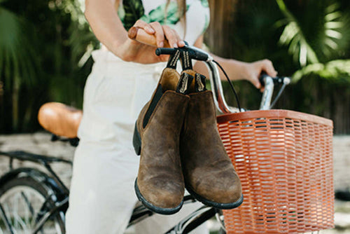 Lifestyle Women 3 image of Blundstone Women's Series #1673 in Antique Brown