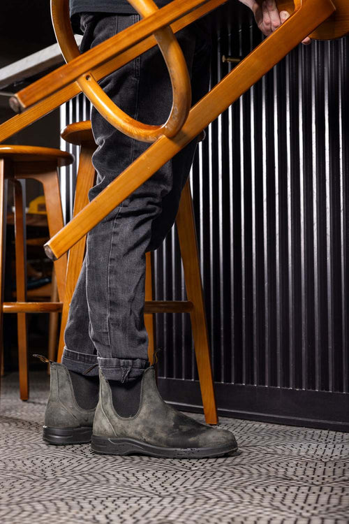 Lifestyle Men 1 image of Blundstone Men's All-Terrain #2055 in Rustic Black