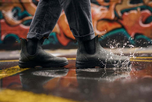 Lifestyle Men 6 image of Blundstone Men's All-Terrain #2055 in Rustic Black