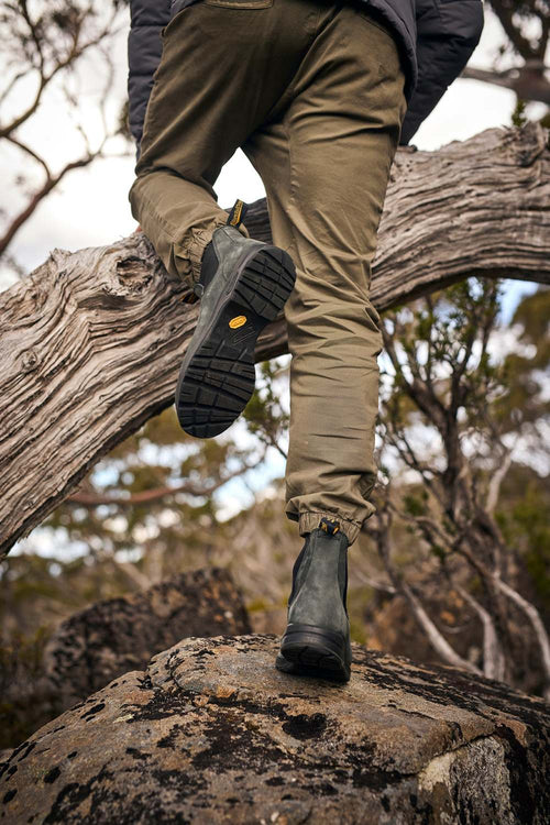 Lifestyle Men 7 image of Blundstone Men's All-Terrain #2055 in Rustic Black