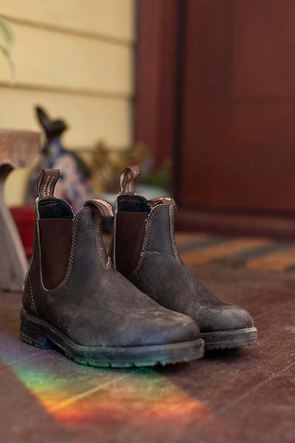 Stout Brown Premium Leather Chelsea Boots, Women's Originals 500