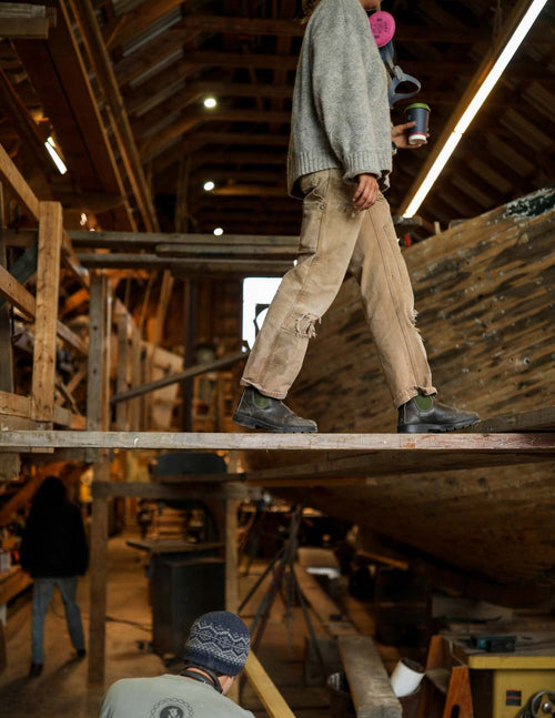 Lifestyle Men 9 image of Blundstone Men's Originals #519 in Stout Brown / Olive