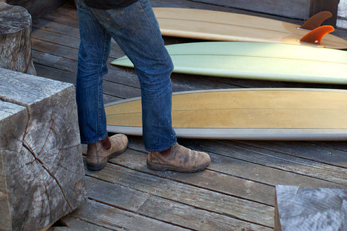 Lifestyle Men 4 image of Blundstone Men's Thermal #584 in Rustic Brown