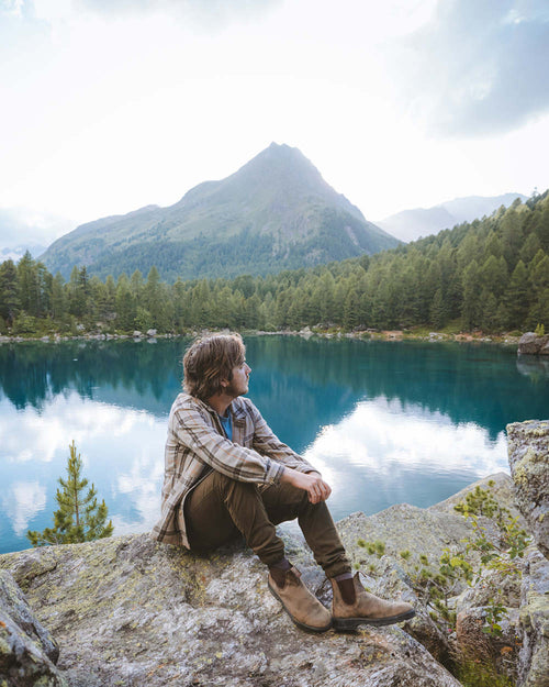 Lifestyle Men 4 image of Blundstone Men's Classics #585 in Rustic Brown