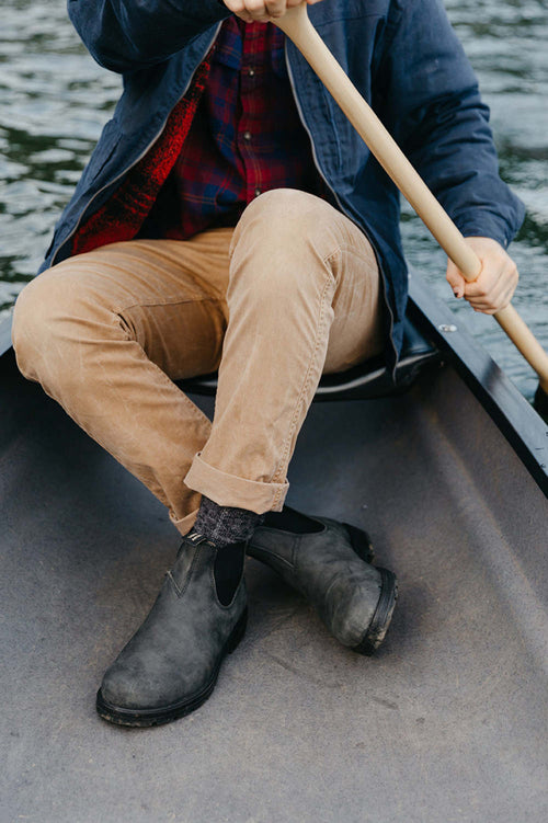 Lifestyle Men 4 image of Blundstone Men's Classics #587 in Rustic Black