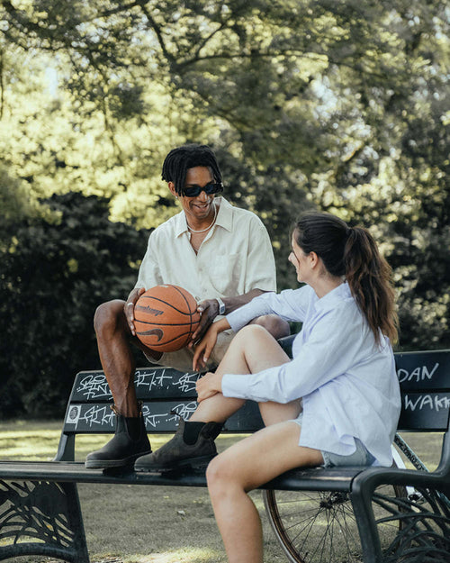 Lifestyle Men 8 image of Blundstone Men's Classics #587 in Rustic Black