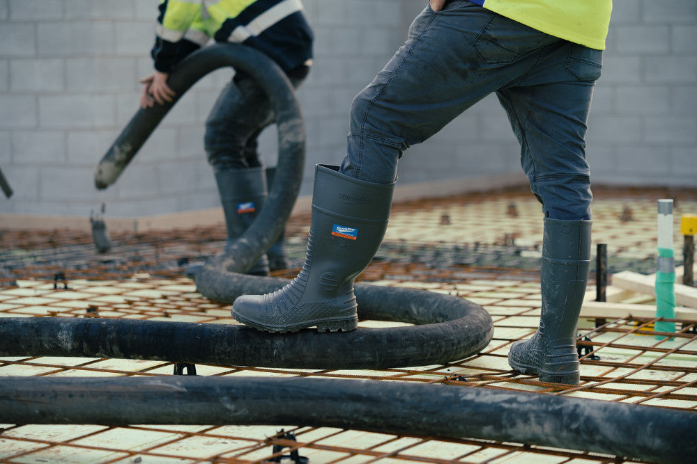 Grey PVC/Nitrile Gumboots Boots, Work Series 028 - Blundstone