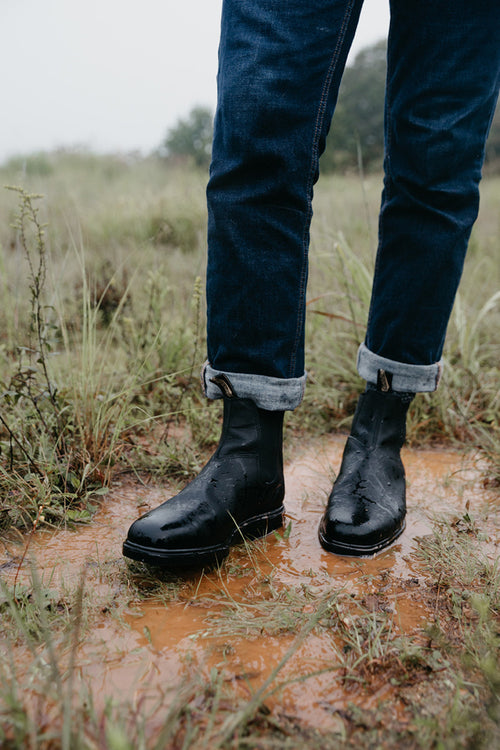 Black Full Grain Leather Chelsea Boots, Men's Dress 063 - Blundstone Black Full Grain Leather Chelsea Boots, Men's Dress 063 - Blundstone