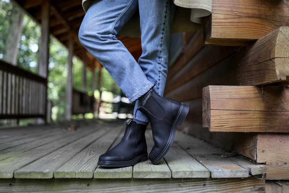 Black Full Grain Leather Chelsea Boots, Women's Dress 063 - Blundstone Black Full Grain Leather Chelsea Boots, Women's Dress 063 - Blundstone