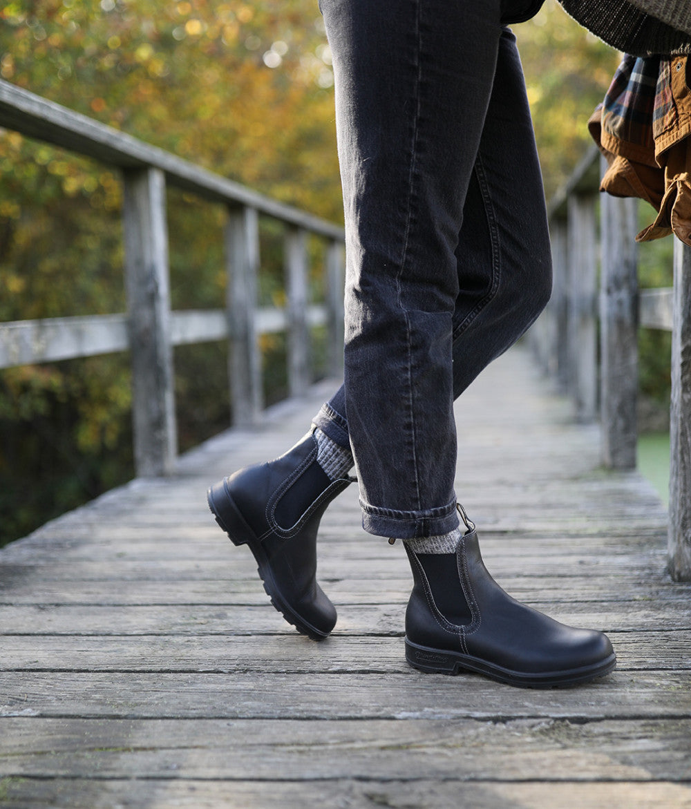 ベルレッタ Voltan Black Leather High Top Boots, Women's Originals 1448