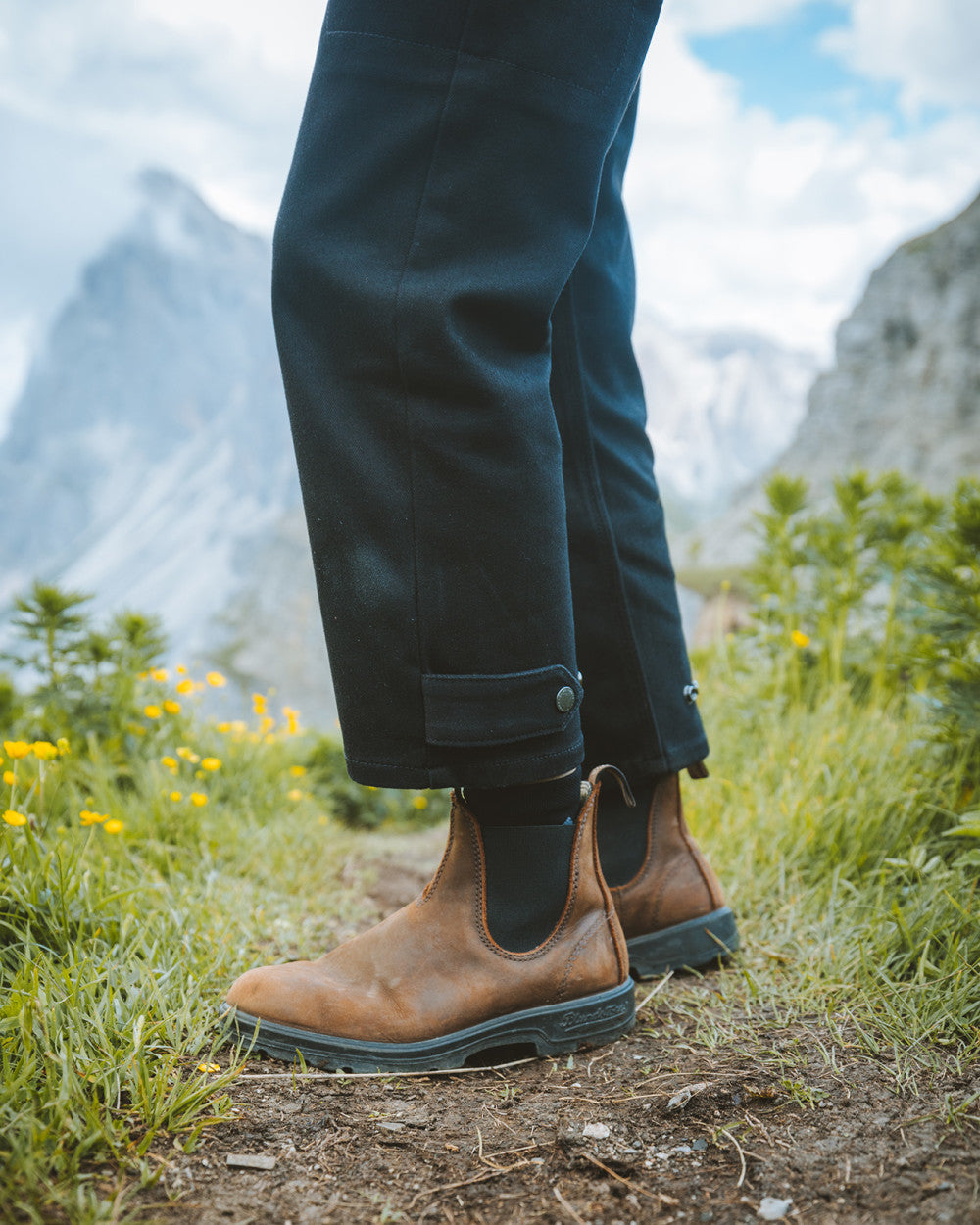 Antique Brown Premium Leather Chelsea Boots, Women's Classics 1609