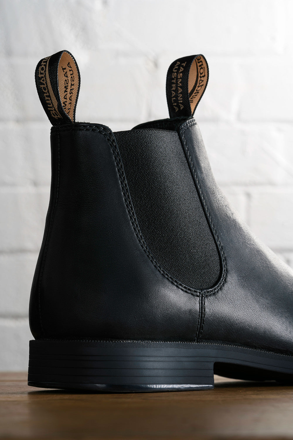 Black Leather Ankle Boots, Men's Dress 1901 - Blundstone