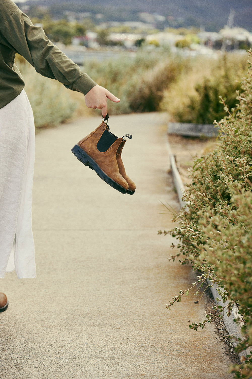 Tobacco Suede Leather Suede Boots, Women's Originals 1911 - Blundstone