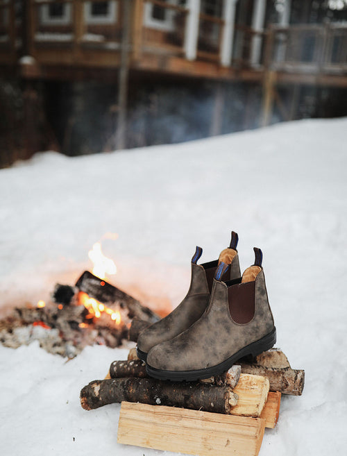 Lifestyle Women 5 image of Blundstone Women's Thermal #584 in Rustic Brown