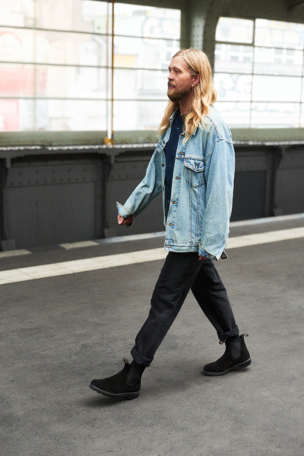 Black Suede Suede Leather Suede Boots, Men's Originals 2405