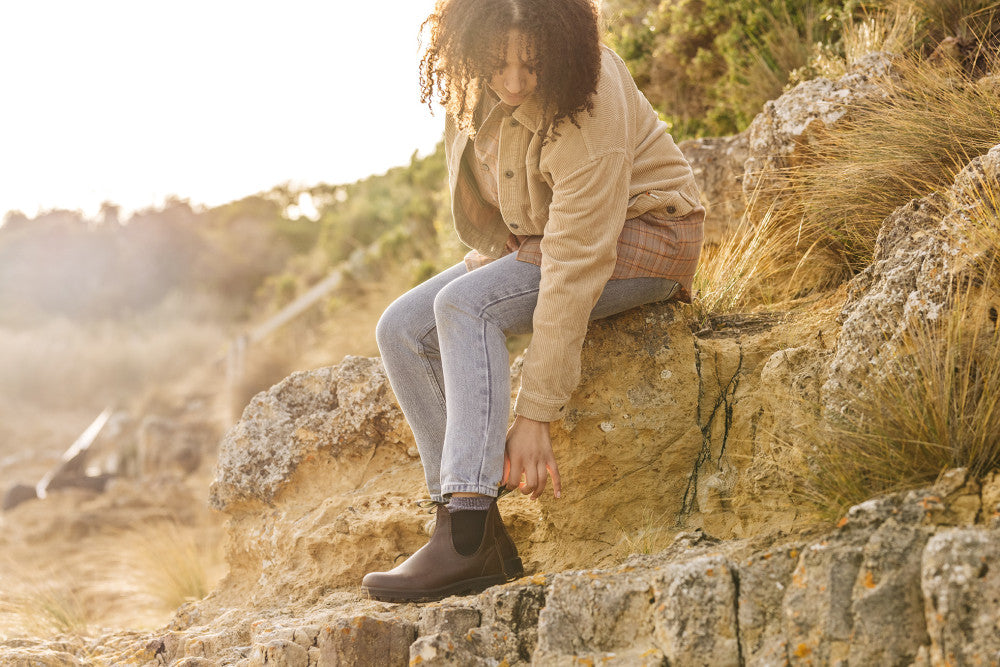 NANA様 ブーツ Sダークブラウン Brown Vegan Vegan Boots, Women's Originals 2116 - Blundstone