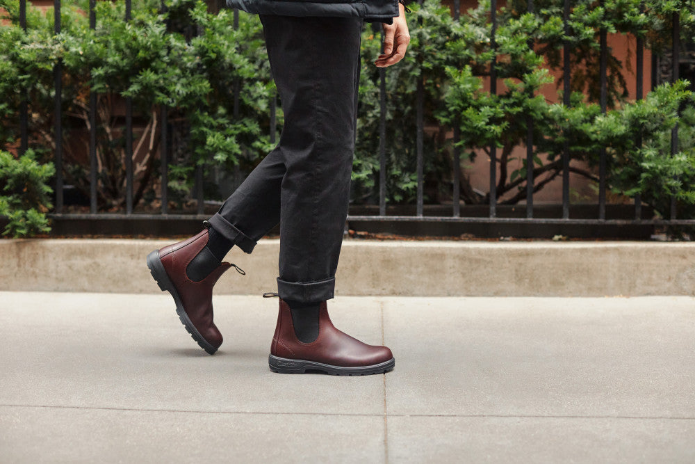 Auburn Premium Leather Chelsea Boots, Men's Classics 2130 - Blundstone