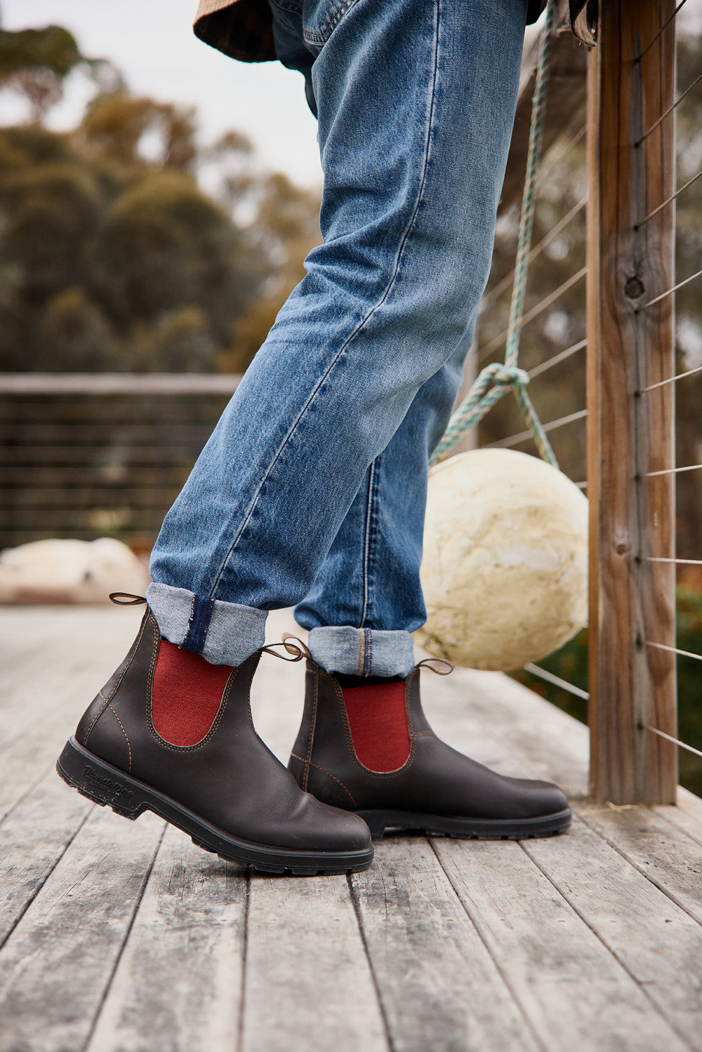 Brown Full Grain Leather Chelsea Boots, Men's Originals 2500