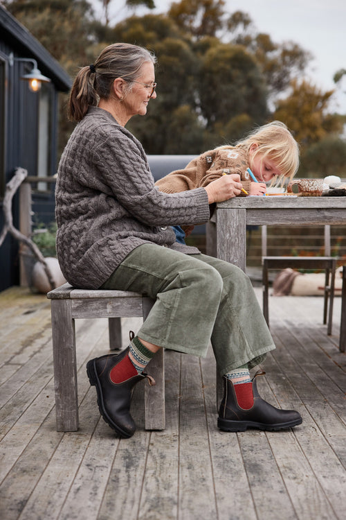 Lifestyle Women 5 image of Blundstone Women's Originals #2500 in Brown
