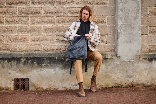 Lifestyle Men 2 image of Blundstone Men's Dress #2581 in Tobacco Suede
