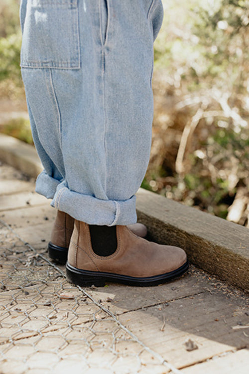 Lifestyle 10 image of Blundstone Kids' Series #2593 in Mushroom